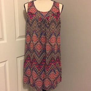 ENFOCUS STUDIO Multicolor Tribal Print Swing Dress